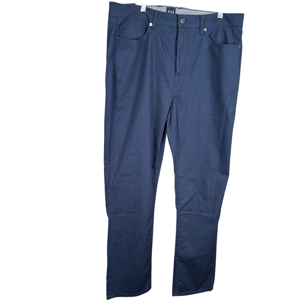 Gap Mens 5 Pocket Pant Midnight Navy Blue Slim Fit Stretch Twill 38x32 NWT